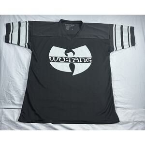 Vintage WU TANG CLAN #97 C.R.E.A.M. Football Jersey Footbal Jersey Black Size L